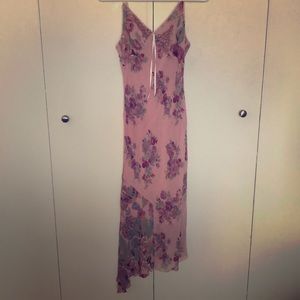 Pink cocktail wedding guest or prom dress from London